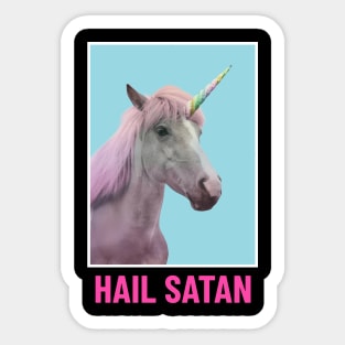 Satanic Unicorn Sticker